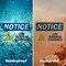 Signmission Low Overhead Clearance Sign With Symbol, 5 in W x Rectangle, Vinyl Decal OS-2PACK-NS-D-35-L-14066 - alternate 3